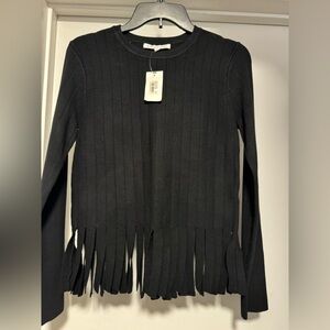 Endless Rose Fringe Top NWT